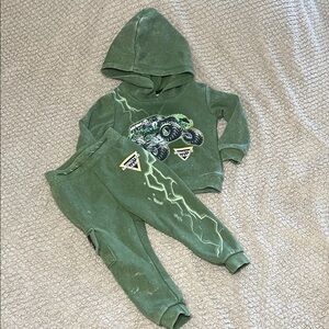 Grave Digger Monster Jam Hoodie and Pants Set